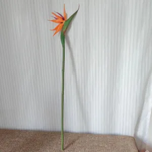 Künstliche Paradiesvogelblume Falsche Pflanze langer Stiel für die Heimdekoration