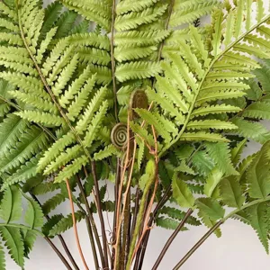70cm große künstliche Farnblätter tropisches Grünpflanzen Stiele für Blumenarrangements