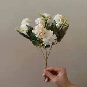 Künstlicher Seidenblumen Blumenstrauß künstliche Hortensie Deko für Zuhause Party