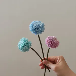 Bouquet di fiori artificiali in seta di crisantemo per la decorazione della casa