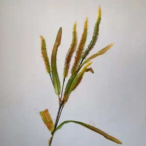 Rama artificial de hierba cola de zorro salvia planta falsa para decoración boda atrezzo