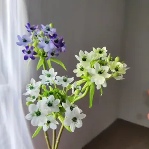 Artificial flower detail shot, faux bouquet for home decor, wedding props and window display.