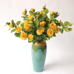 Künstliche Rosenblume Seide Simulation Blumenzweig Heimdekoration Fotografie Requisiten Hochzeit Party Dekoration
