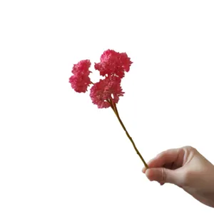 Mini ramo di fiori artificiali rosa per fai da te corsage e forniture di artigianato.