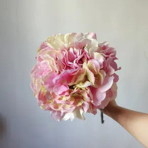 European artificial hydrangea silk flower bouquet for home decor and wedding display.