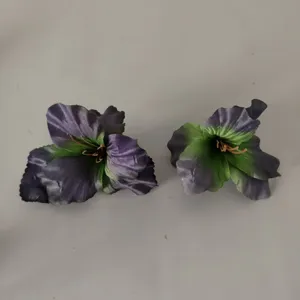 Têtes de fleurs de glaïeuls artificielles pour accessoires de cheveux DIY et jolies décorations