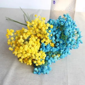 PU Artificial Baby's Breath Single Branch Fake Flowers Simulation Plants For Home Room Wedding Party Decor Floral Arrangement
