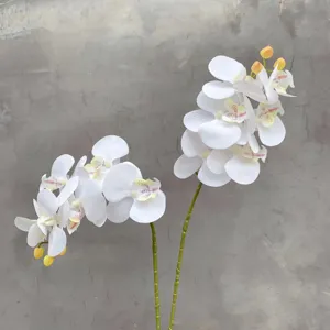 Artificial Phalaenopsis orchids fake silk flowers for home decor wedding party arrangements