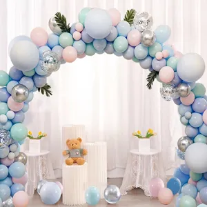 Macaron Ballonbogen Set Pastell Latex Ballons Girlande Für Geburtstag Hochzeit Party Feier Dekoration