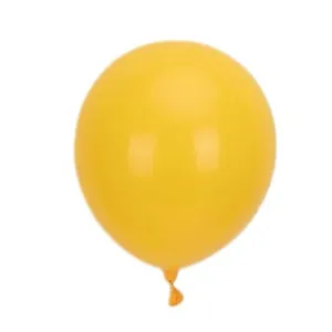 Bright yellow latex balloon for party decoration, wedding, birthday celebration, and arch setup.