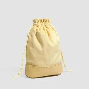 Velvet jewelry pouch drawstring storage bag portable dustproof bag for small accessories