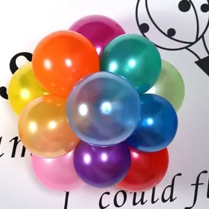 Colorful metallic latex balloons kit for birthday party, wedding celebration and event decor.