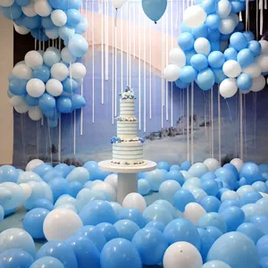 Blue balloon arch garland kit for birthday party, wedding, baby shower and celebration decorations.