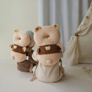 Baby Kopfschutz Kissen Sturzsicher Kleinkind Rucksack niedliches Bären Design weich