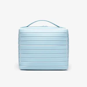 Large Capacity Synthetic Leather Cosmetic Bag Portable Travel Makeup Organizer Toiletry Pouch For Women Daily Commute