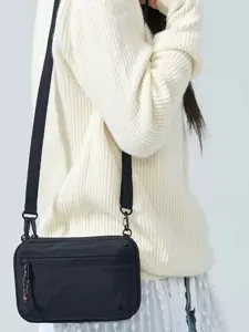 Korean style summer new cross-body small square bag, multi-functional passport wallet and coin purse for women.