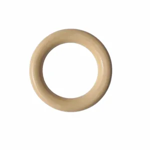 Wooden ring DIY craft accessory natural wood varnish finish 55mm 70mm curtain ring connector