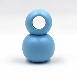 Light blue wooden loose beads 25mm candy color round spacer beads DIY jewelry parts