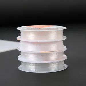 Clear crystal elastic string for jewelry making, beading stretch cord for DIY bracelets.