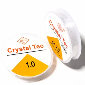 Crystal elastic string 1.0mm clear beading cord for DIY handmade bracelets necklaces jewelry making