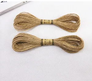Natural jute twine 3-ply thick vintage garden decorative DIY crafting string tag rope 10m