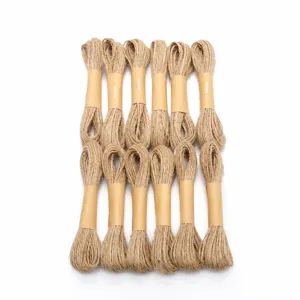 Natural Jute Rope 10M Craft Twine String for Gardening DIY Handcrafts Packaging Decoration