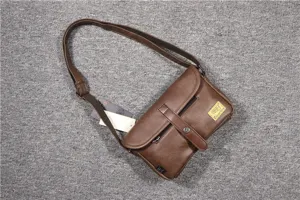 Three-box mens casual crossbody bag vintage magnetic buckle unisex shoulder fashion phone bag
