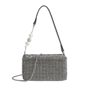 Sparkling Rhinestone Evening Bag Women Luxury Crystal Shoulder Crossbody Purse Gift