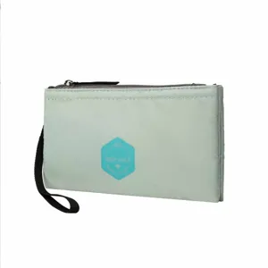 Sac de passeport de voyage portable pochette zippée multi-couches organiseur de cartes quotidien