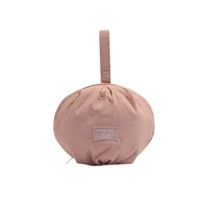 Sac de rangement sphérique portable pour sous-vêtements soutien-gorge voyage rose