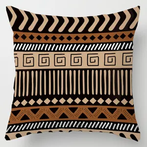 African totem throw pillow cover ethnic geometric print cushion case for home sofa decor