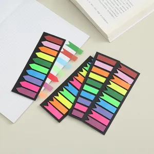 Translucent Index Tabs Sticky Notes Fluorescent Page Markers Transparent Sticky Notes