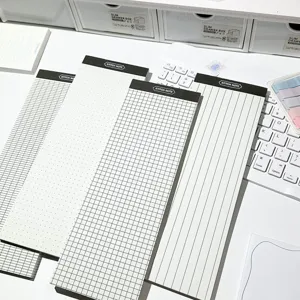 Long memo notepad creative tearable student notebook minimalist sticky note stationery set