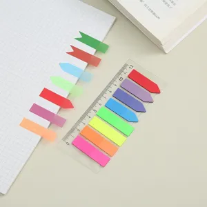 Translucent sticky notes index tabs fluorescent page markers sticky notes for office school.
