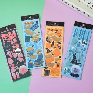 Magic crystal ball series sticker set, waterproof PET cute decorative stickers for journaling.