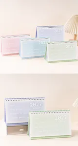 2027 calendario de escritorio mini planificador estetico papeleria regalos creativos