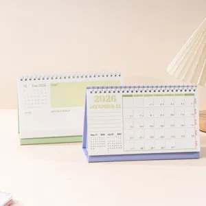 Calendario de escritorio 2027 planificador minimalista memo pad articulo decoracion.