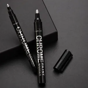 Marqueur chrome liquide à haute brillance avec forte opacité pour modélisme et art.