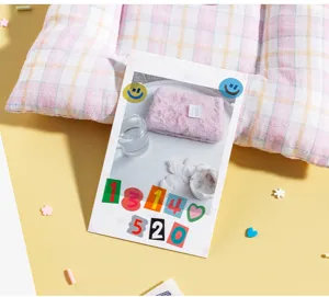 Korean colorful number and symbol DIY stickers for planner guka photo decoration waterproof