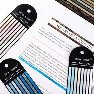 PET Dunne Plaknotities Macaron Kleuren Index Tabbladen voor School Kantoor en Thuis