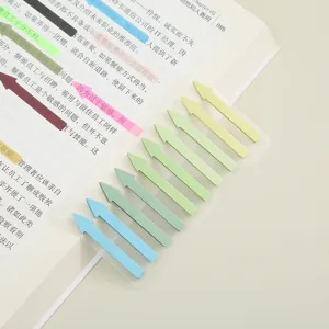Linguette indice PET traslucide note adesive colorate segnapagina per ufficio e scuola 123