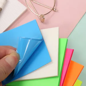 Note adesive trasparenti in PET blocco note colorate linguette indice cancelleria da ufficio
