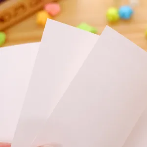 Detailed close-up view of white blank notebook paper sheets for sketching and daily writing.