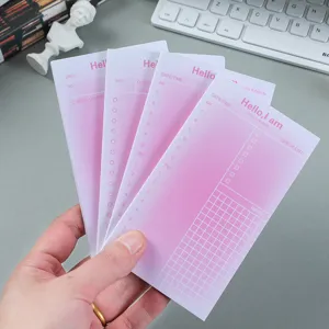 Bloc de notas degradado rosa agenda diaria papelería estética bonita para oficina