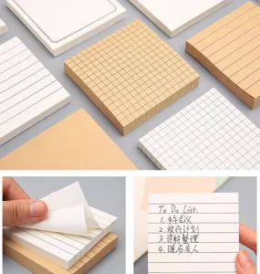 Creative sticky notes memo pads set, tearable sticky notes for school and office use.