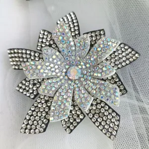 Sparkling rhinestone full drill flower accessory DIY phone case shoe buckle patch