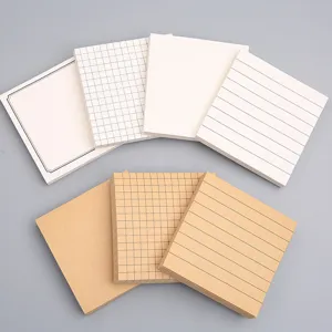 Creative sticky notes notepad memo pads cute student adhesive memo notes stationery set.