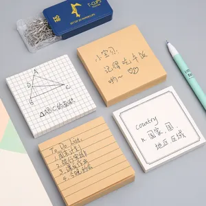 Cute sticky notes memo pads set aesthetic cute stationery school office supplies notepad.