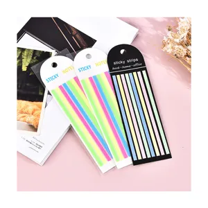 PET Index Sticky Notes Morandi Color Transparent Page Markers Colorful Stationery Study Office