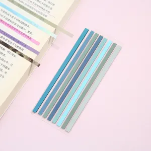 Morandi color translucent sticky notes page markers index tabs set for study reading planning and office.